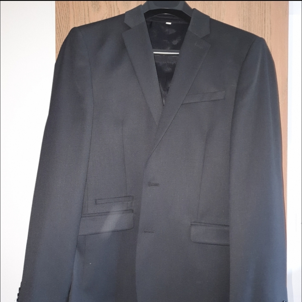 Men's Slim Black Suit Jacket